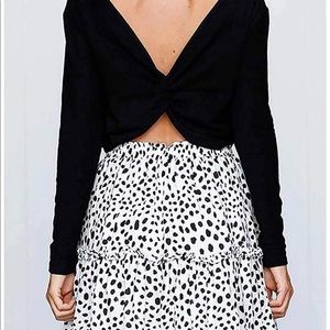 Animal print skirt